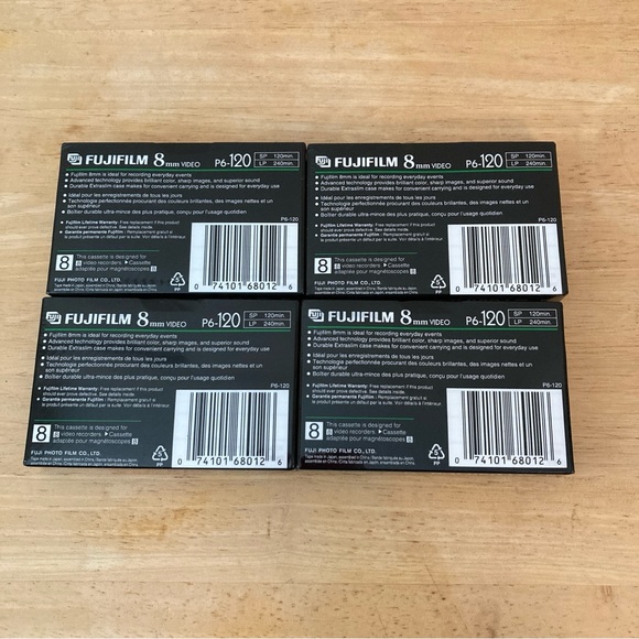 Fujifilm 8mm High Quality Video Cassette P6-120 - Picture 4 of 4